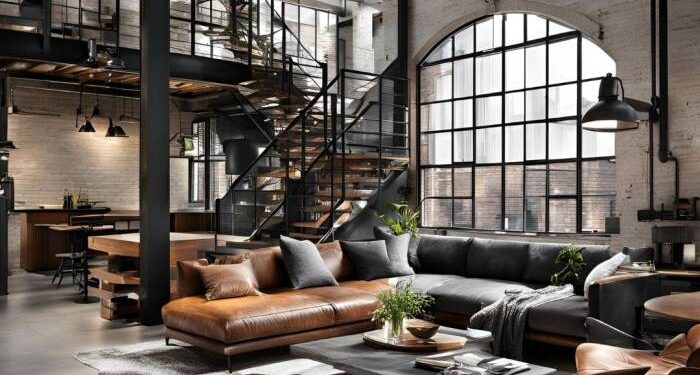 Modern Industrial interior Design Ideas | Radyinterior
